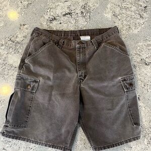 Vintage 90s Mark’s Work Warehouse Work Brown Cargo Short
